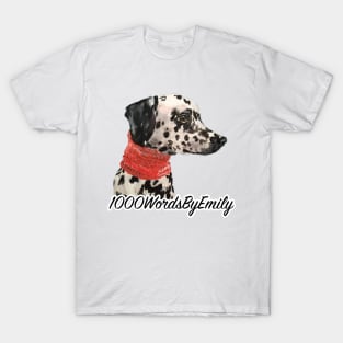 Dalmatian in Red Scarf T-Shirt